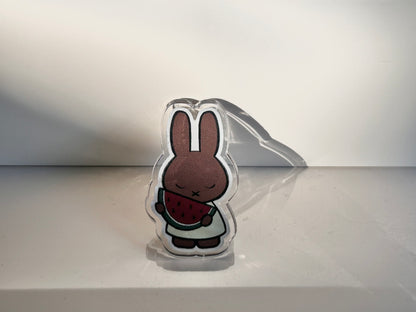 miffy pro-Palestine acrylic pins