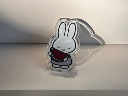 miffy pro-Palestine acrylic pins