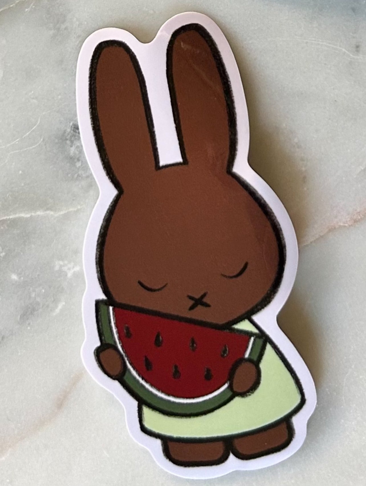 miffy pro-Palestine vinyl stickers