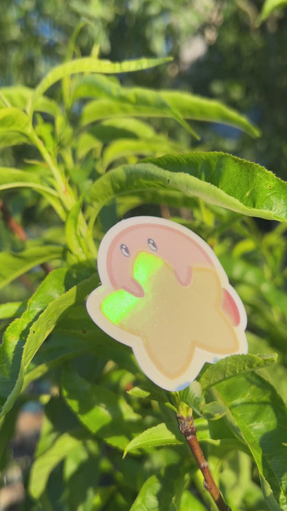 die cut kirby star sticker