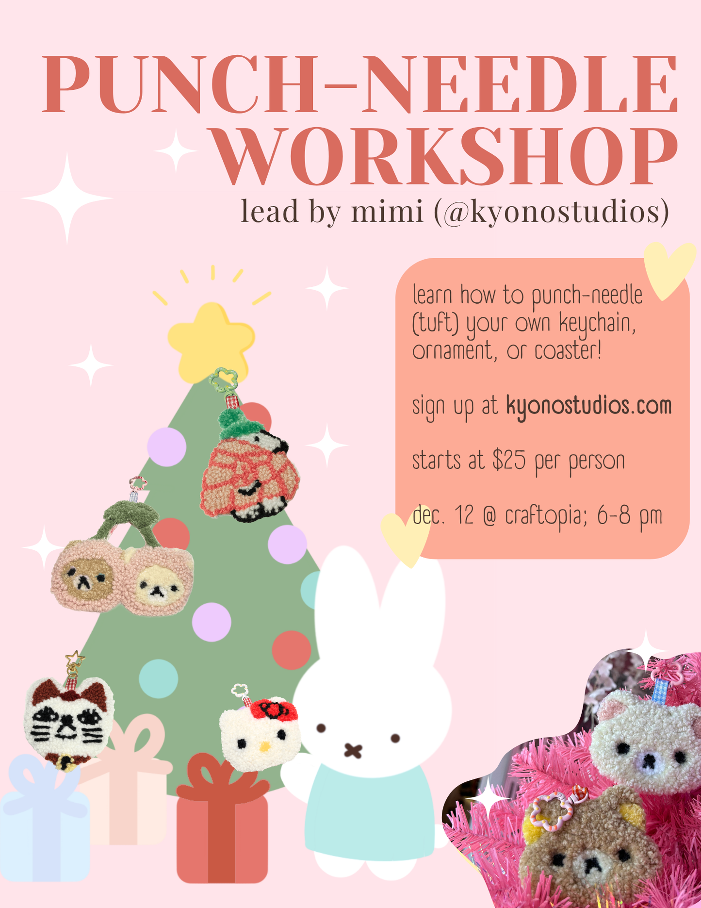 Punch-Needle (Tufting) Workshop - Dec 12